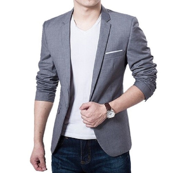 Herren-Sakko F339 grau XXS