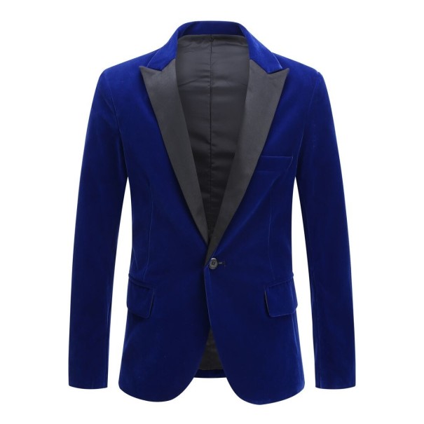 Herren-Sakko F354 dunkelblau L