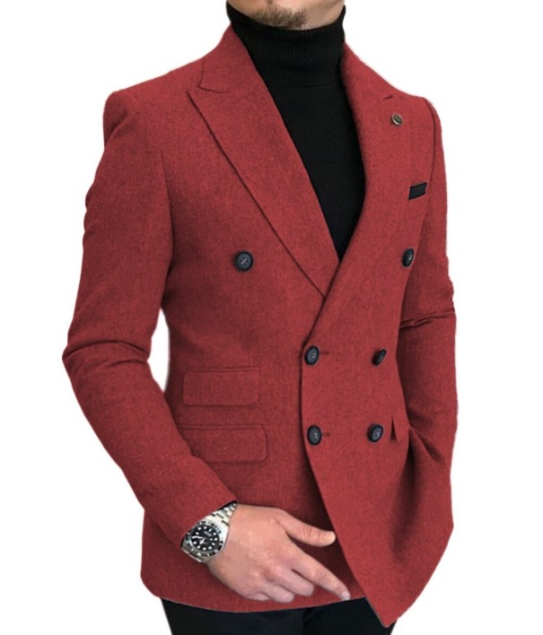 Herren-Sakko F397 rot XS