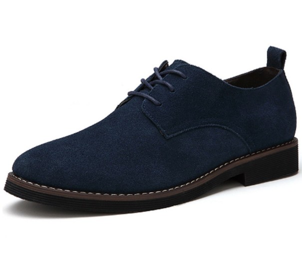Herren-Schnürstiefel aus Leder J2126 blau 45