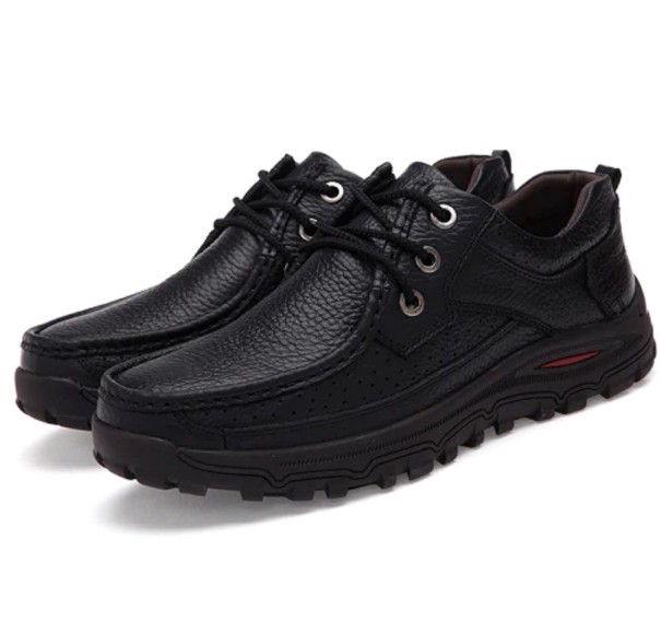 Herren-Schnürstiefeletten J1526 schwarz 46