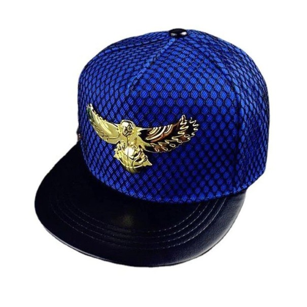 Herren-Snapback mit Adler blau