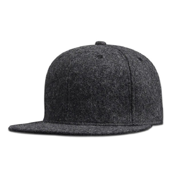 Herren-Snapback T264 dunkelgrau 56 cm