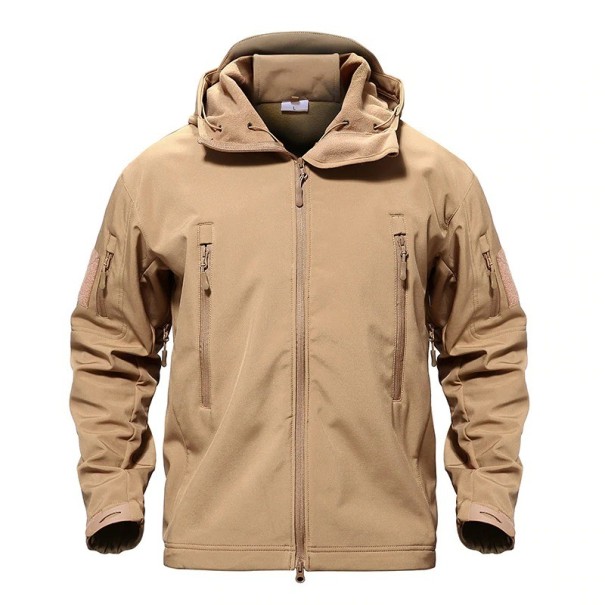 Herren-Softshelljacke beige L