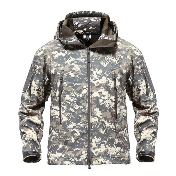 Herren Softshelljacke Camouflage M 1