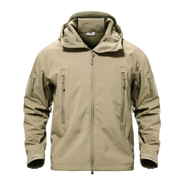Herren-Softshelljacke khaki M