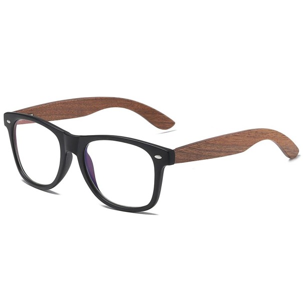 Herren-Sonnenbrille aus Holz E2158 klar