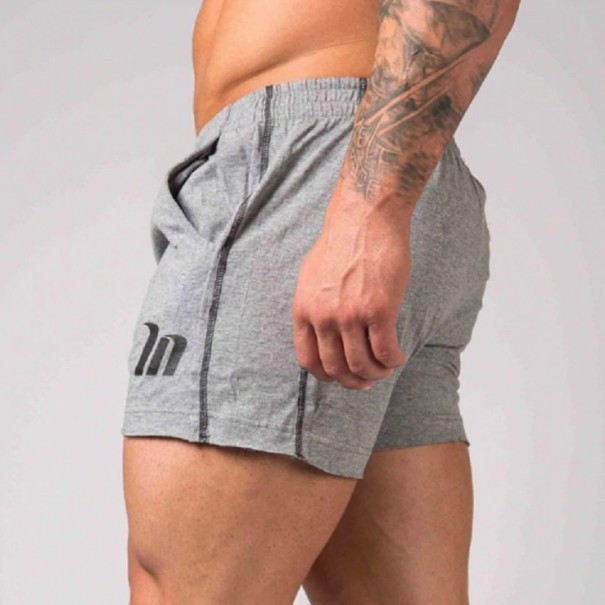 Herren-Sportshorts A1 grau M