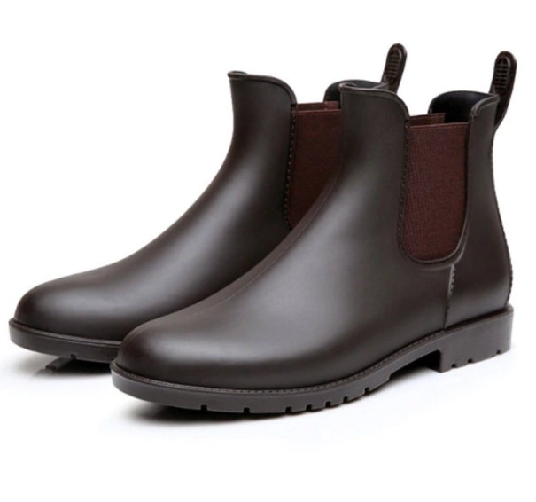 Herren-Stiefeletten – Slip-on J1473 dunkelbraun 37