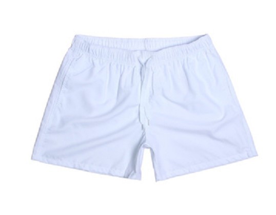 Herren-Strandshorts J3549 weiß XS