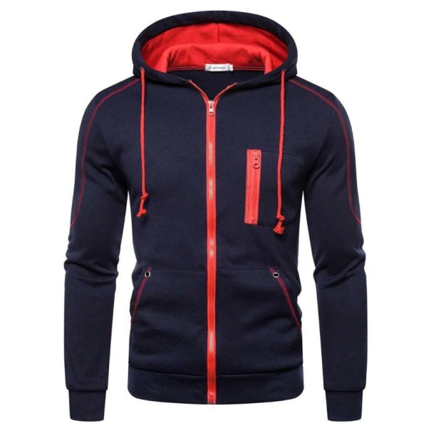 Herren-Sweatshirt A2513 dunkelblau XL