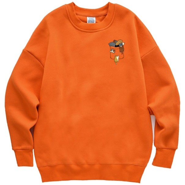 Herren-Sweatshirt F21 orange M