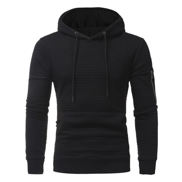 Herren-Sweatshirt mit Tasche F18 dunkelgrau XL
