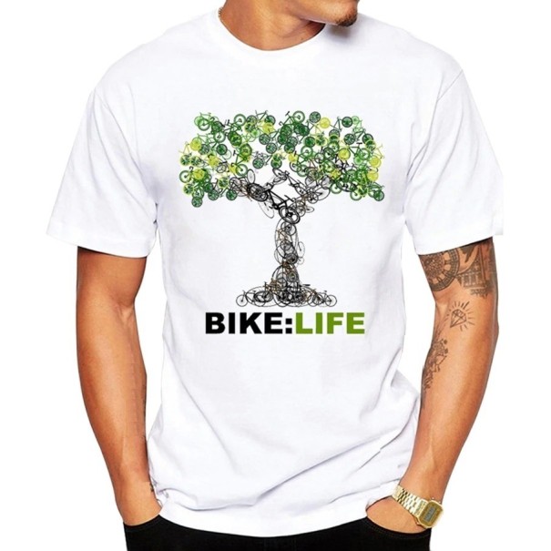 Herren-T-Shirt für Radfahrer T2224 XS