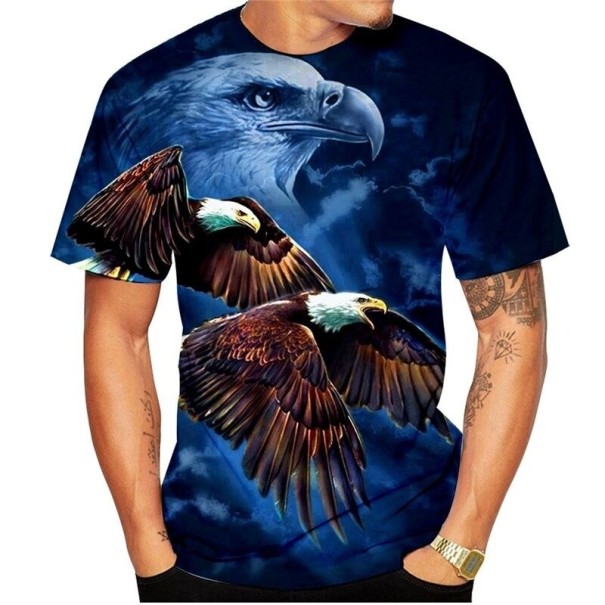 Herren-T-Shirt mit Adler-Aufdruck T2186 XL 3