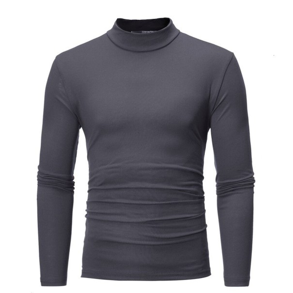 Herren-T-Shirt mit langen Ärmeln T2272 dunkelgrau XS