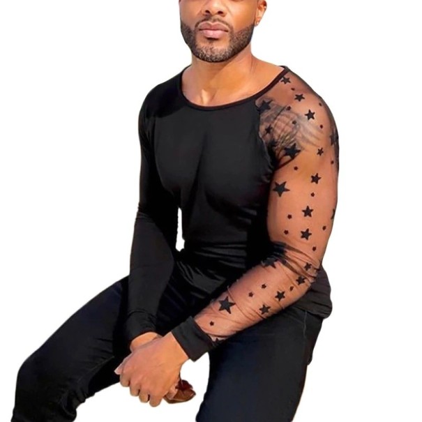 Herren-T-Shirt mit langen Ärmeln T2379 XL