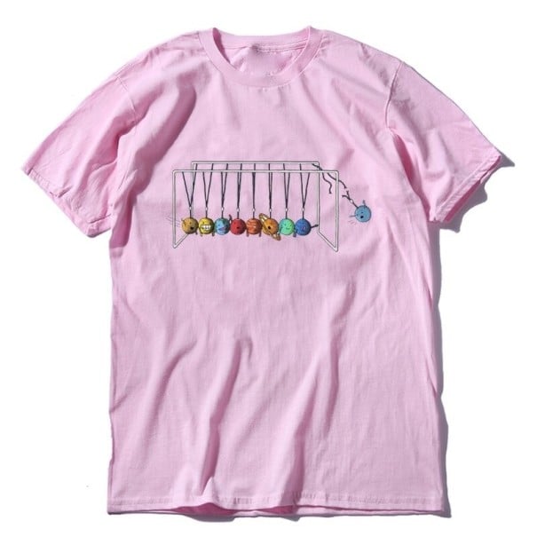 Herren-T-Shirt T2125 rosa L