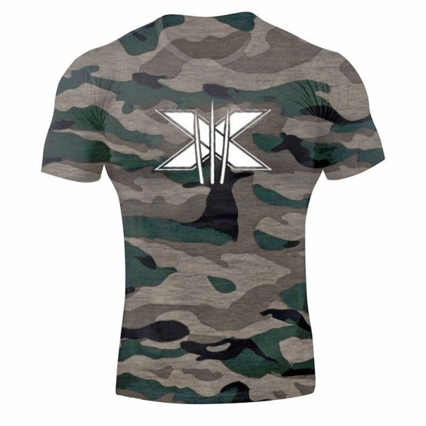 Herren-T-Shirt T2155 tarnfarbe S
