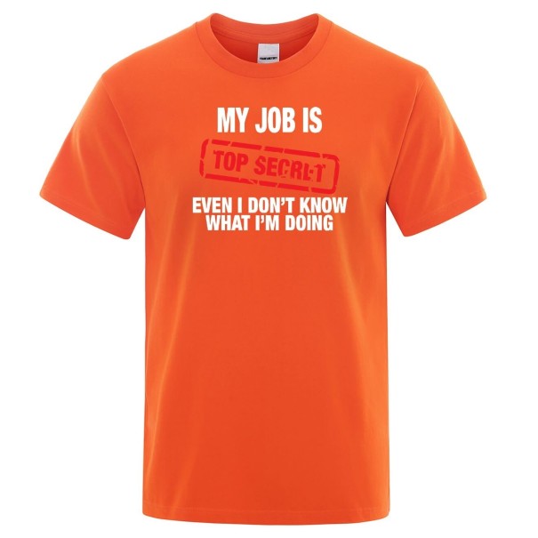 Herren-T-Shirt T2193 orange L 2