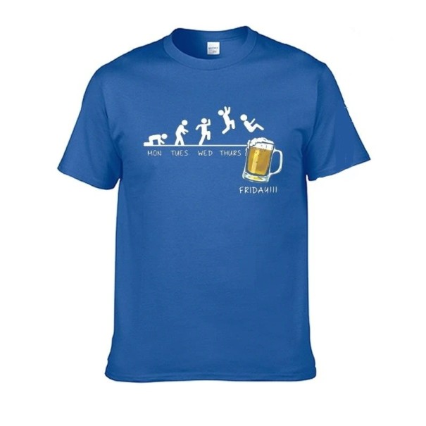 Herren-T-Shirt T2265 blau L