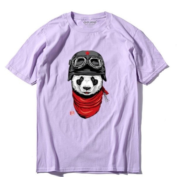 Herren-T-Shirt T2307 hellviolett L