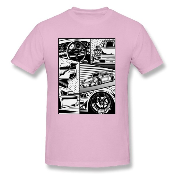 Herren-T-Shirt T2329 rosa XXL