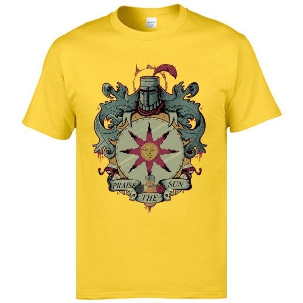 Herren-T-Shirt T2376 gelb S