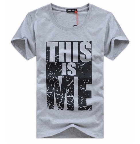 Herren-T-Shirt THIS IS ME J2946 grau 3XL