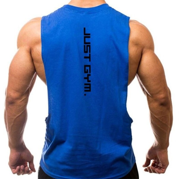 Herren-Tanktop F1816 blau S 2