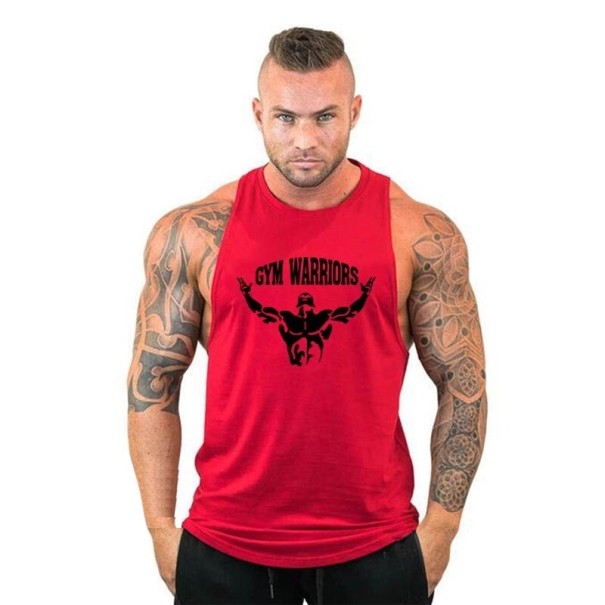 Herren-Tanktop F1827 rot L 2