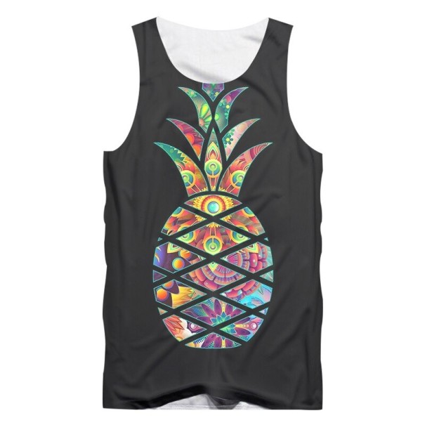 Herren-Tanktop mit Ananas T2024 3XL