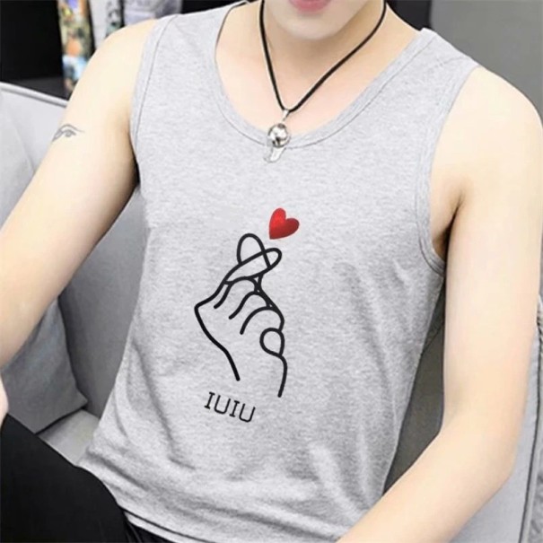 Herren-Tanktop T1948 grau L