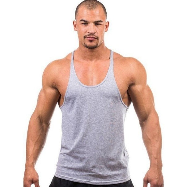 Herren-Tanktop T1979 grau S