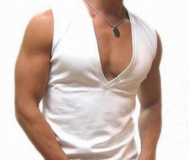 Herren-Tanktop T2011 weiß XS