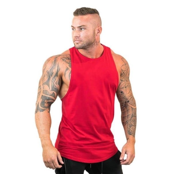 Herren-Tanktop T2014 rot S 1