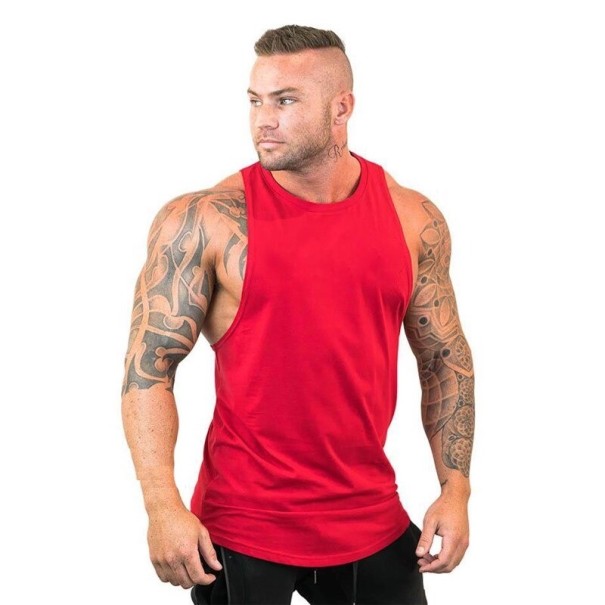 Herren-Tanktop T2014 rot M 1