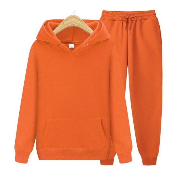 Herren-Trainingsanzug orange XS