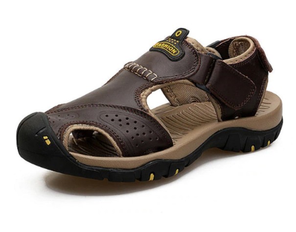 Herren-Wandersandalen J2204 dunkelbraun 44