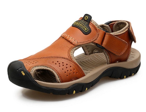Herren-Wandersandalen J2204 hellbraun 39