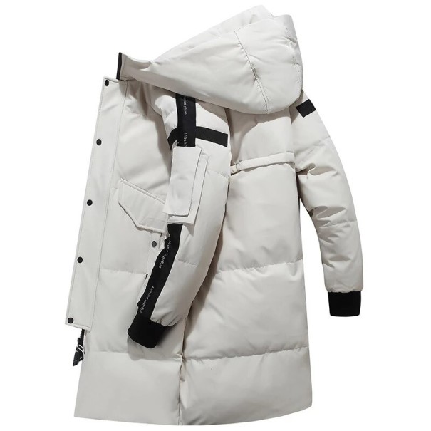 Herren-Winter-Daunenjacke F1265 creme S