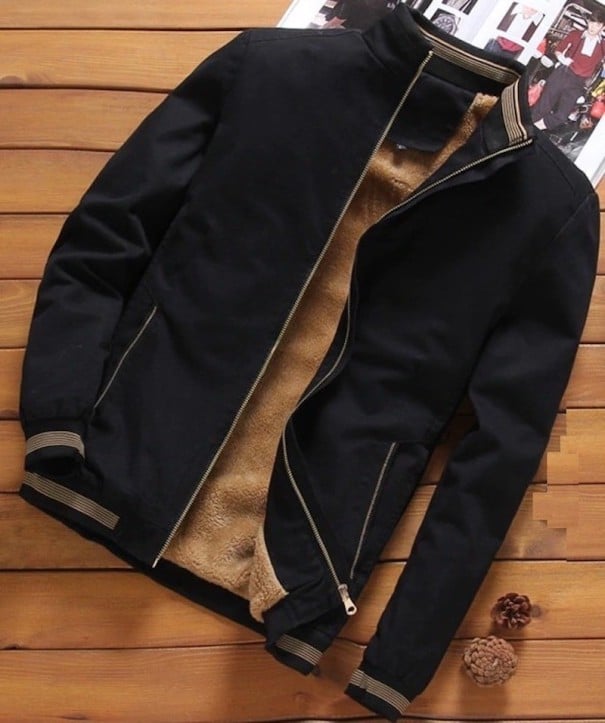 Herren-Winterfleecejacke A2791 schwarz XL