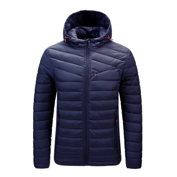 Herren-Winterjacke F1139 dunkelblau S