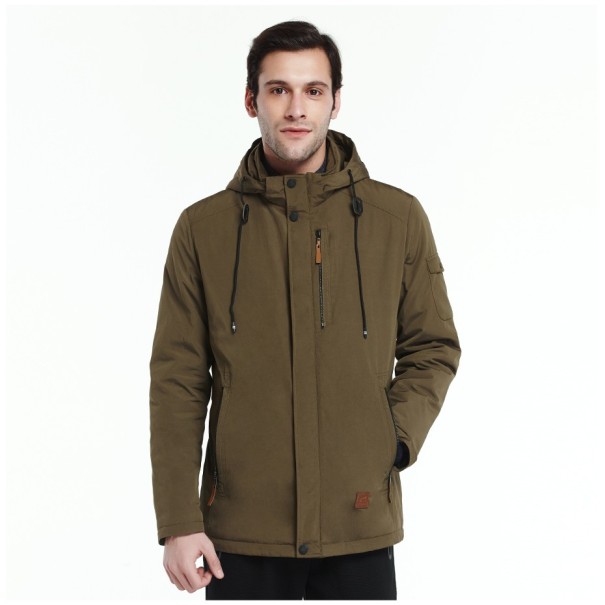 Herren-Winterjacke J1457 khaki L