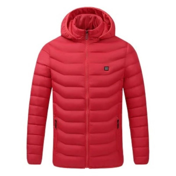 Herren-Winterjacke rot M