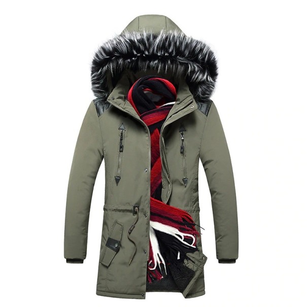 Herren-Winterjacke S79 armeegrün L 2