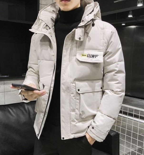 Herren Winterjacke S8 creme L