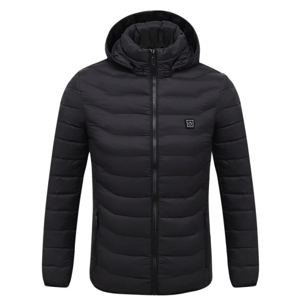 Herren-Winterjacke schwarz L