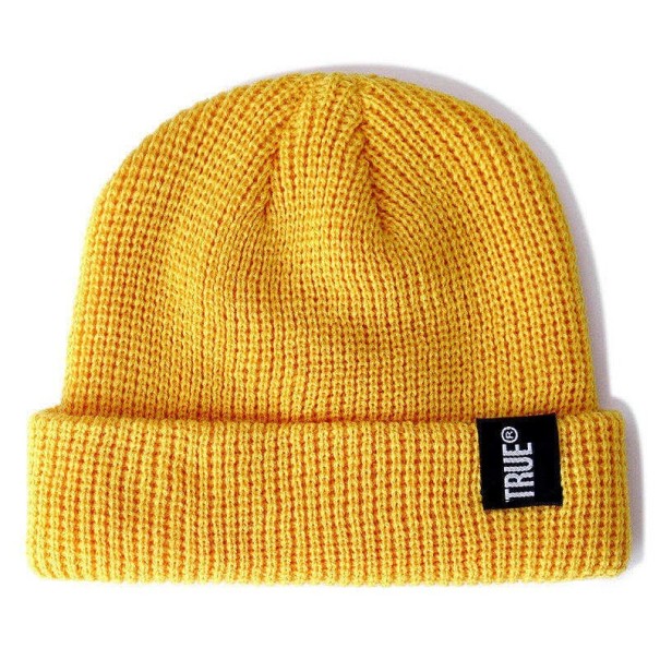 Herren-Wintermütze TRUE gelb