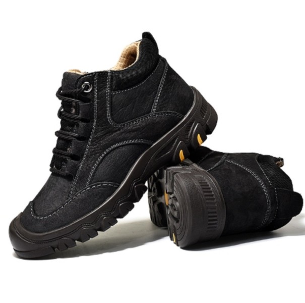 Herren-Winterwanderstiefel J976 schwarz 38